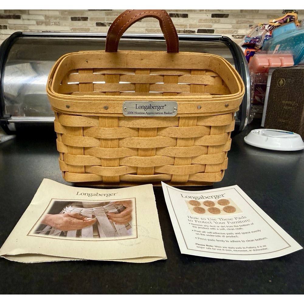 Longaberger 2006 Hostess Appreciation Basket New In Bag